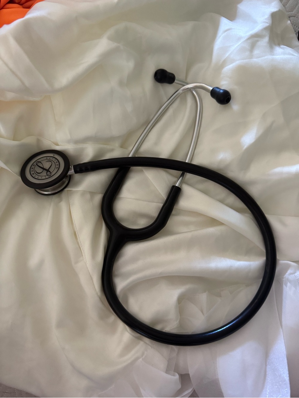 Black Stethoscope Home Accent - Sleek Medical Display